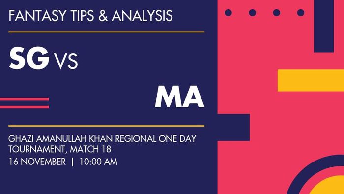 SG vs MA (Speen Ghar Region vs Mis Ainak Region), Match 18
