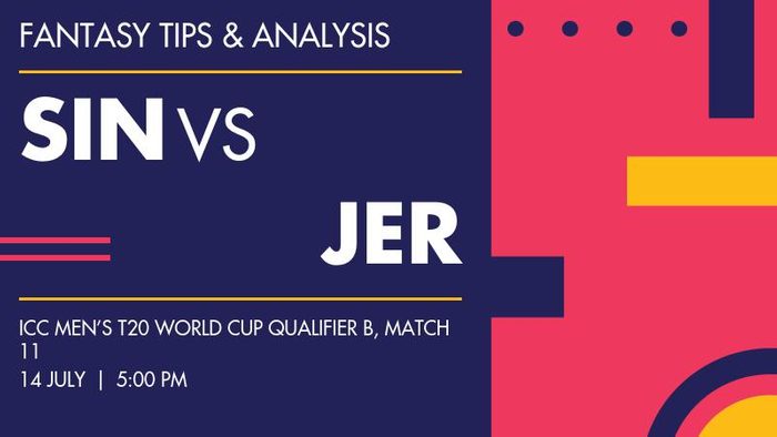 SIN vs JER (Singapore vs Jersey), Match 11