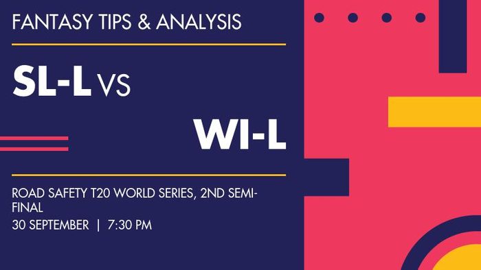 SL-L vs WI-L (Sri Lanka Legends vs West Indies Legends), 2nd Semi-Final