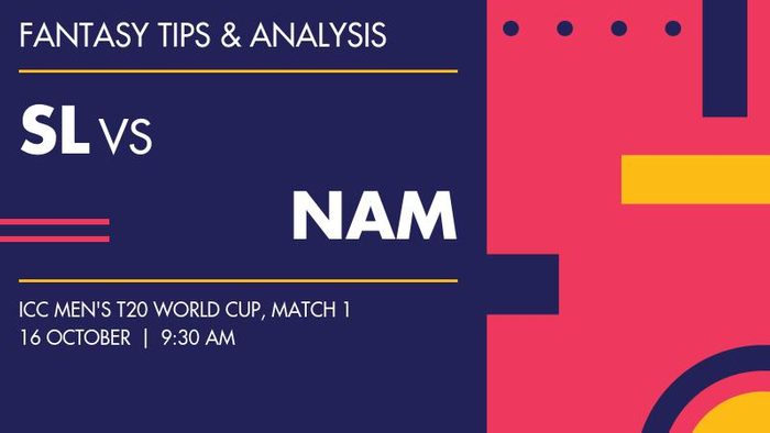 SL vs NAM (Sri Lanka vs Namibia), Match 1