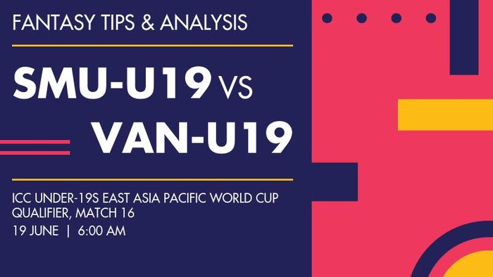 SMU-U19 vs VAN-U19 (Samoa Under-19 vs Vanuatu Under-19), Match 16
