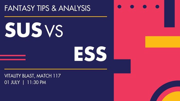 SUS vs ESS (Sussex vs Essex), Match 117