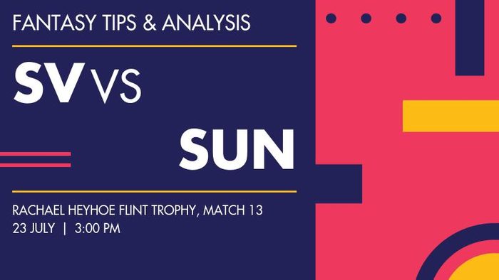SV vs SUN (Southern Vipers vs Sunrisers), Match 13