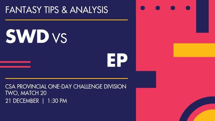 SWD vs EP (South Western Districts vs Eastern Province), Match 20