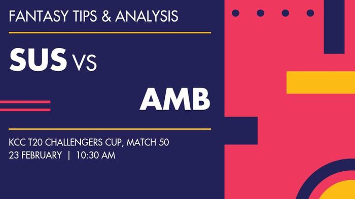 SUS vs AMB (Super XI Strikers vs Al Mulla Exchange - B), Match 50