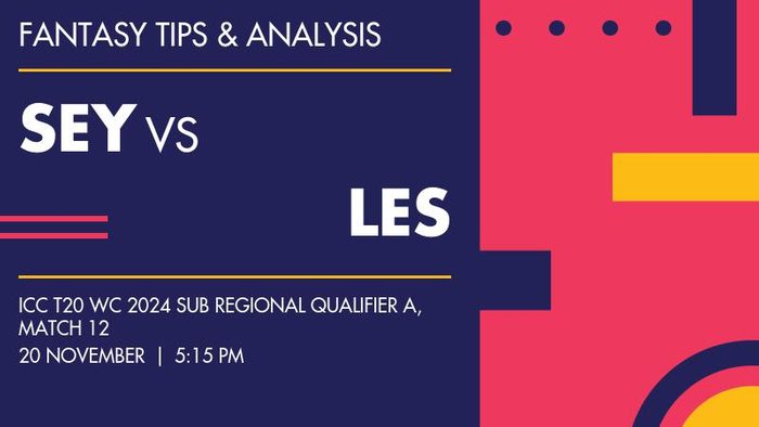 SEY vs LES (Seychelles vs Lesotho), Match 12