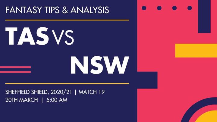 TAS vs NSW, Match 19
