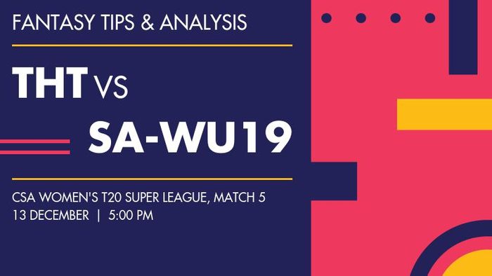 THT vs SA-WU19 (Thistles vs South Africa Women Under-19), Match 5