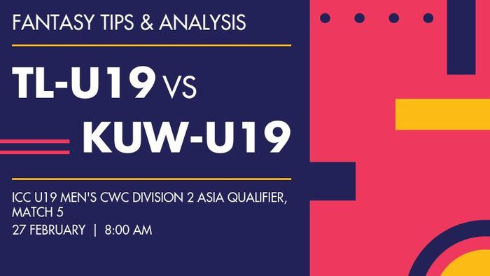 TL-U19 vs KUW-U19 (Thailand Under-19 vs Kuwait Under-19), Match 5