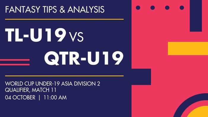 TL-U19 vs QTR-U19 (Thailand Under-19 vs Qatar Under-19), Match 11