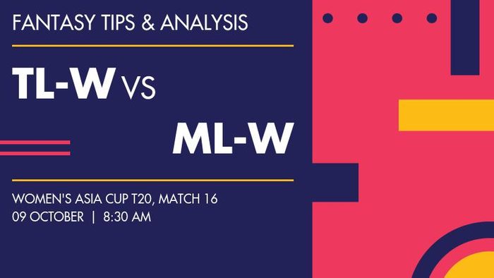 TL-W vs ML-W (Thailand Women vs Malaysia Women), Match 16