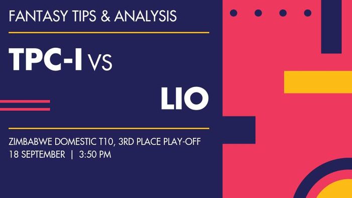 TPC-I vs LIO (Takashinga Patriots 1 Cricket Club vs Lions), 3rd Place Play-off