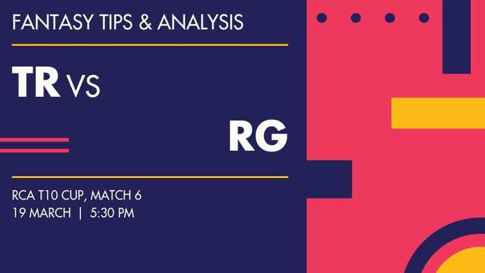 TR vs RG (Telugu Royals CC vs Right Guards CC), Match 6