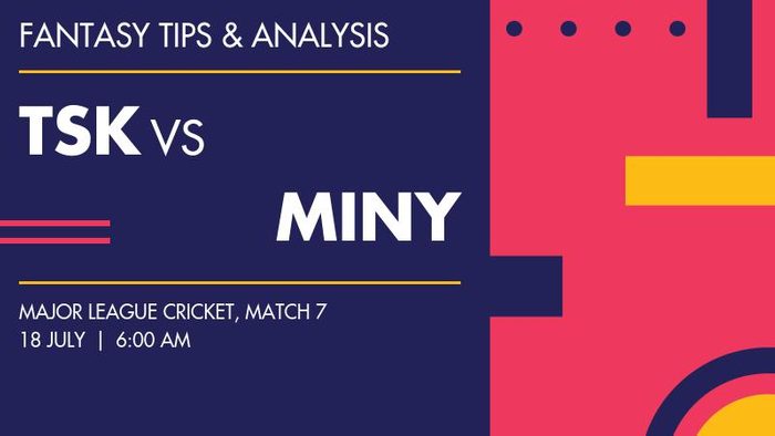 TSK vs MINY (Texas Super Kings vs MI New York), Match 7