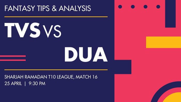 TVS vs DUA (The Vision Shipping vs Dubai Aviators), Match 16