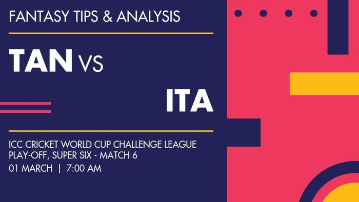 TAN vs ITA (Tanzania vs Italy), Super Six - Match 6