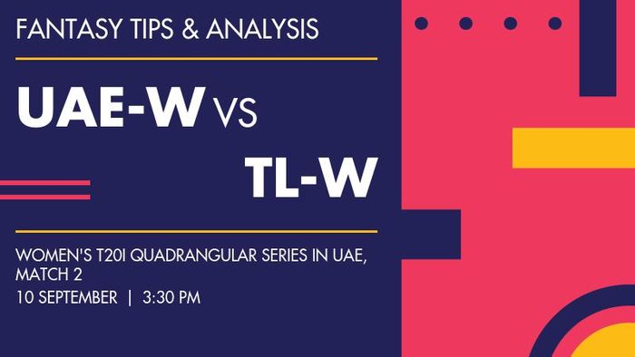 UAE-W vs TL-W (United Arab Emirates Women vs Thailand Women), Match 2