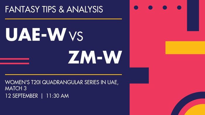 UAE-W vs ZM-W (United Arab Emirates Women vs Zimbabwe Women), Match 3