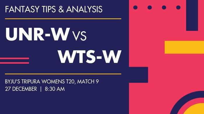 UNR-W vs WTS-W (United North Riders Women vs West Tripura Strikers Women), Match 9