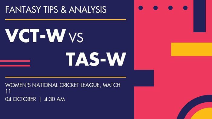 VCT-W vs TAS-W (Victoria Women vs Tasmania Women), Match 11