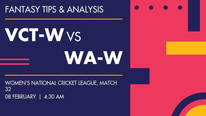 VCT-W vs WA-W (Victoria Women vs Western Australia Women), Match 32