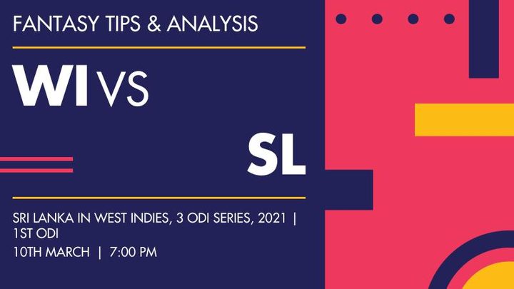 WI vs SL, 1st ODI