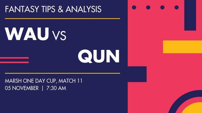 WAU vs QUN (Western Australia vs Queensland), Match 11