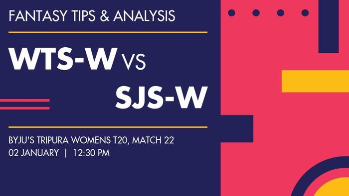 WTS-W vs SJS-W (West Tripura Strikers Women vs Sepahijala Stars Women), Match 22