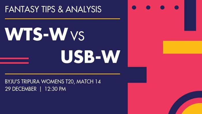 WTS-W vs USB-W (West Tripura Strikers Women vs United South Blasters Women), Match 14