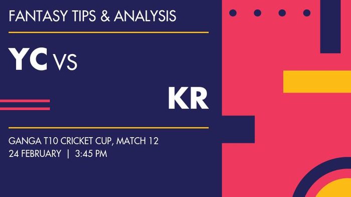 YC vs KR (Yaqutganj Challengers vs Kayamganj Royals), Match 12
