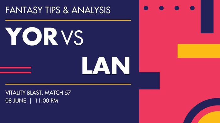 YOR vs LAN (Yorkshire vs Lancashire), Match 57