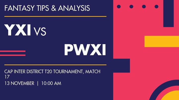 YXI vs PWXI (Yanam XI vs Pondicherry West XI), Match 17
