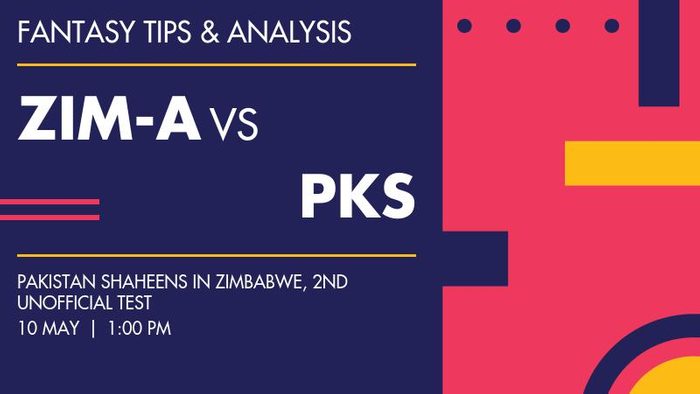 ZIM-A vs PKS (Zimbabwe A vs Pakistan Shaheens), 2nd unofficial Test