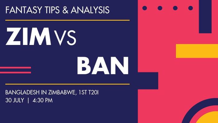 ZIM vs BAN (Zimbabwe vs Bangladesh), 1st T20I
