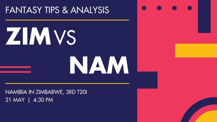 ZIM vs NAM (Zimbabwe vs Namibia), 3rd T20I