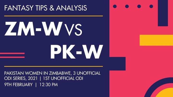 ZIM-W vs PAK-W, 1st unofficial ODI