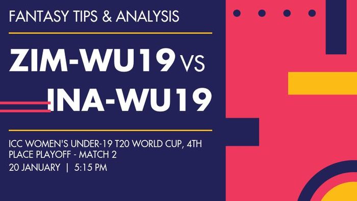 ZIM-WU19 vs INA-WU19 (Zimbabwe Women Under-19 vs Indonesia Women Under-19), 4th Place Playoff - Match 2