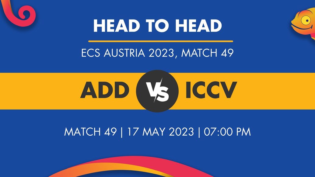 ADD vs ICCV Player Stats for Match 49, ADD vs ICCV Prediction Who Will Win Today's ECS Austria Match Between Austrian Daredevils and Indian CC Vienna