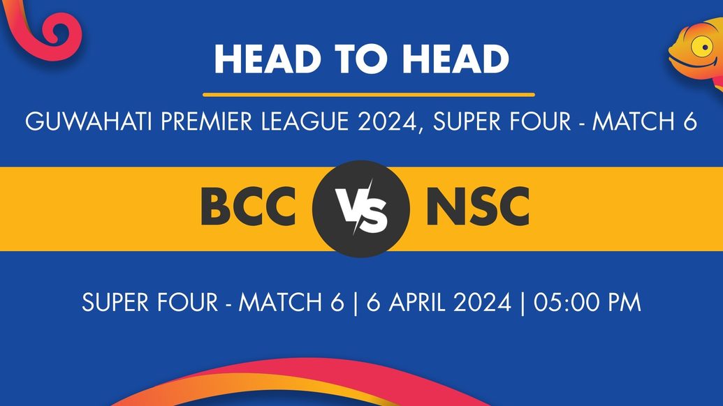 BCC vs NSC Player Stats for Super Four - Match 6, BCC vs NSC Prediction Who Will Win Today's Guwahati Premier League Match Between Bud Cricket Club and New Star Club