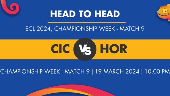 CIC vs HOR Player Stats for Championship Week - Match 9, CIC vs HOR Prediction Who Will Win Today's ECL Match Between CIYMS and Hornchurch