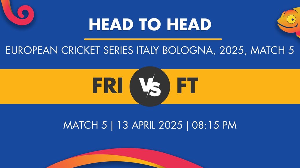 FRI vs FT Player Stats for Match 5, FRI vs FT Prediction Who Will Win Today's European Cricket Series Italy, Bologna Match Between Friends XI and Fresh Tropical