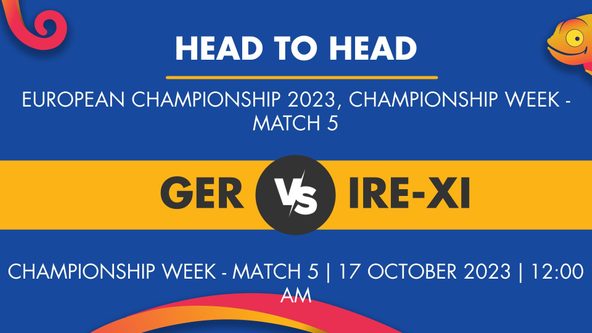 GER vs IRE-XI Player Stats for Championship Week - Match 5, GER vs IRE-XI Prediction Who Will Win Today's European Championship Match Between Germany and Ireland XI