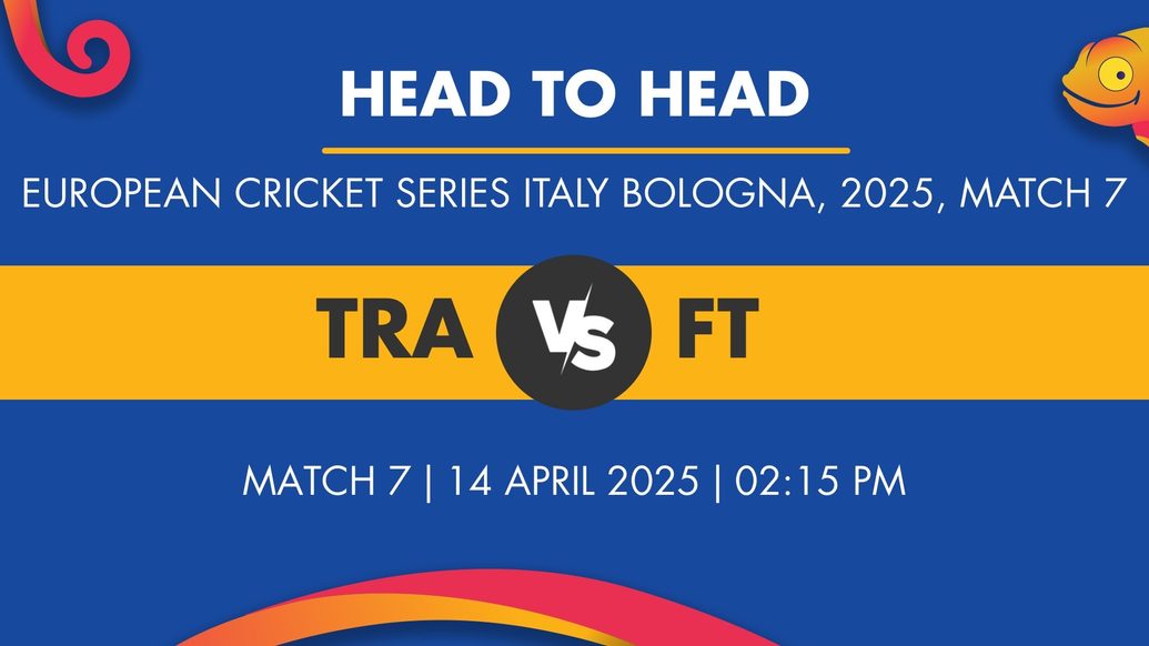 TRA vs FT Player Stats for Match 7, TRA vs FT Prediction Who Will Win Today's European Cricket Series Italy, Bologna Match Between Trentino Aquila and Fresh Tropical