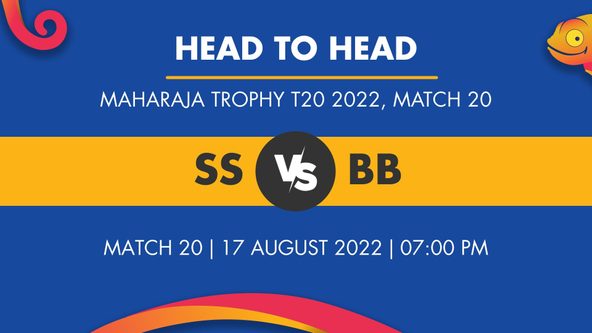 SS vs BB Player Stats for Match 20 - Who Will Win Today's Maharaja Trophy KSCA T20 Match Between Shivamogga Strikers and Bengaluru Blasters