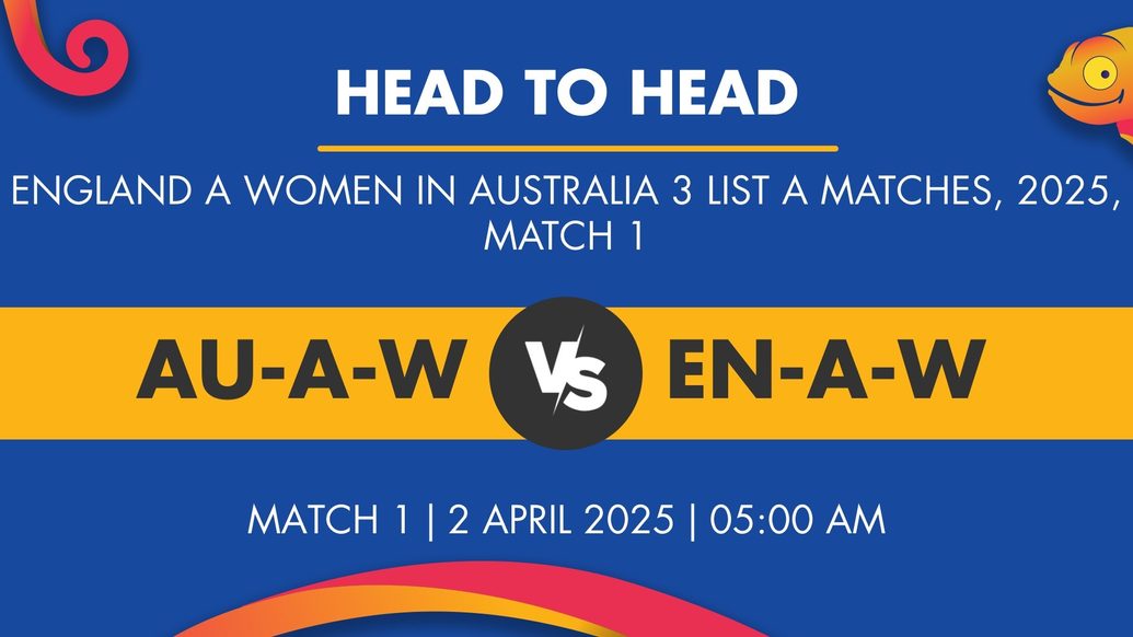 AU-A-W vs EN-A-W Player Stats for Match 1, AU-A-W vs EN-A-W Prediction Who Will Win Today's ENG-A-W in AUS, 3 List A Matches Match Between Australia A Women and England A Women