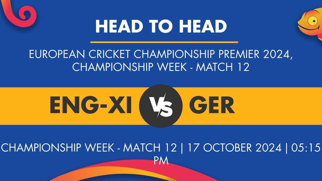 ENG-XI vs GER Player Stats for Championship Week - Match 12, ENG-XI vs GER Prediction Who Will Win Today's European Cricket Championship Premier Match Between England XI and Germany