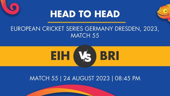 EIH vs BRI Player Stats for Match 55, EIH vs BRI Prediction Who Will Win Today's European Cricket Series Germany, Dresden Match Between SG Einheit Halle and BSV Britannia 1892