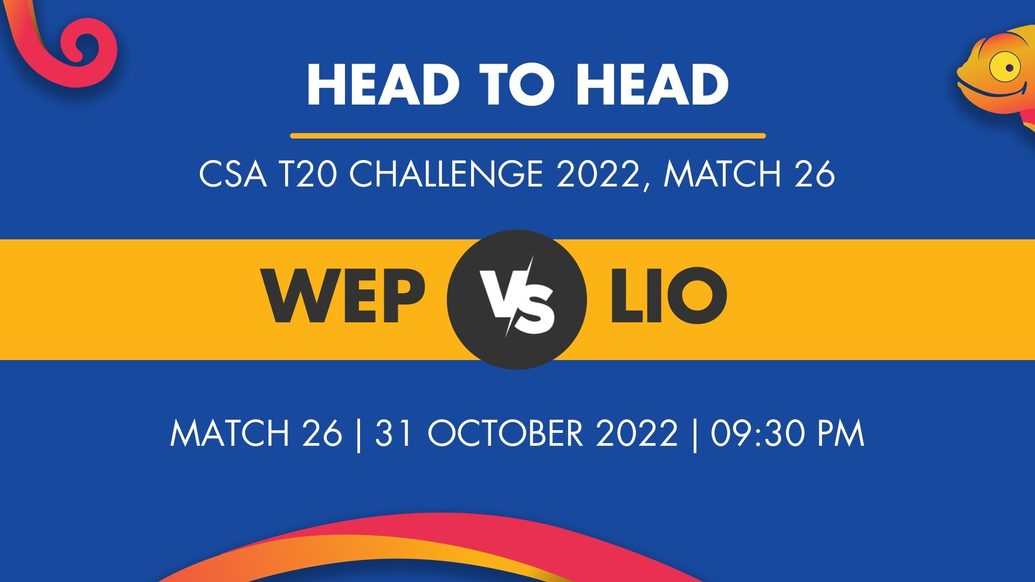 WEP vs LIO Player Stats for Match 26 - Who Will Win Today's CSA T20 Challenge Match Between Western Province and DP World Lions