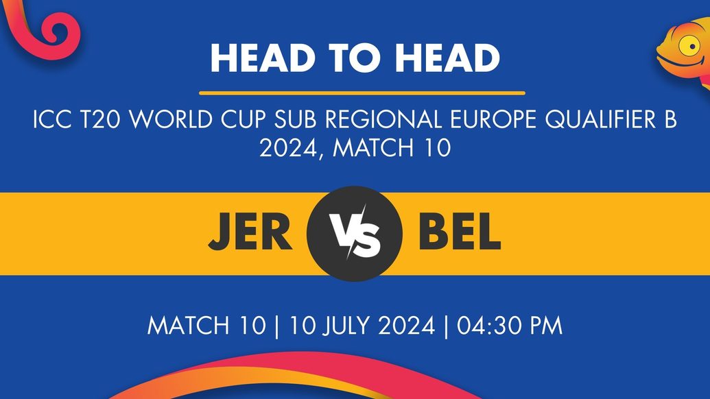 JER vs BEL Player Stats for Match 10, JER vs BEL Prediction Who Will Win Today's ICC T20 World Cup Sub Regional Europe Qualifier B Match Between Jersey and Belgium