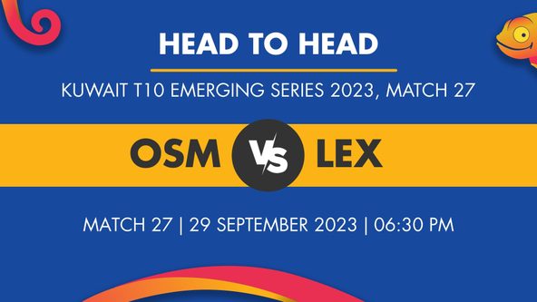 OSM vs LEX Player Stats for Match 27, OSM vs LEX Prediction Who Will Win Today's Kuwait T10 Emerging Series Match Between Osmani CC and Lexus